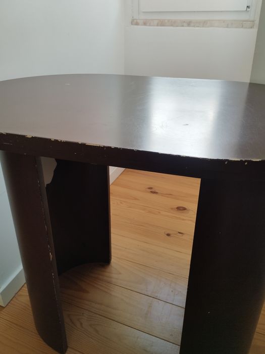 Mesa de madeira  vintage dos anos 70