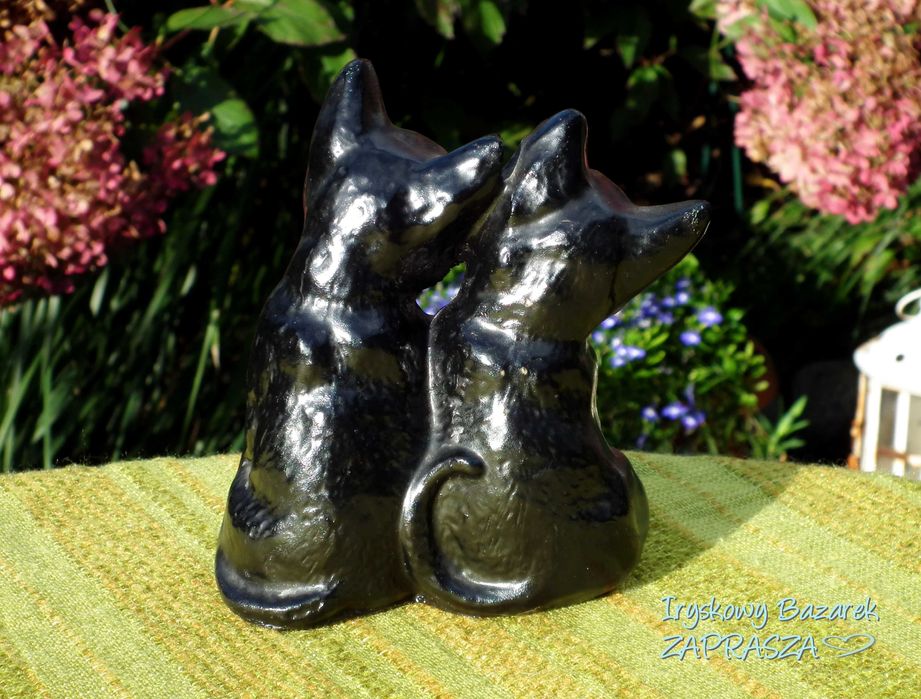 Figurka dwa koty