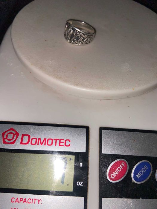 Печатка  мужская серебро, размер 20,21