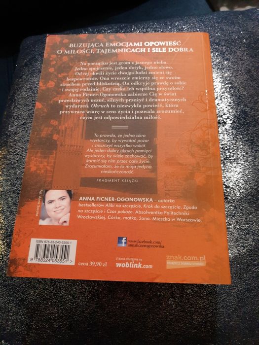 Okruch Anna Ficner-Ogonowska Nowa książka