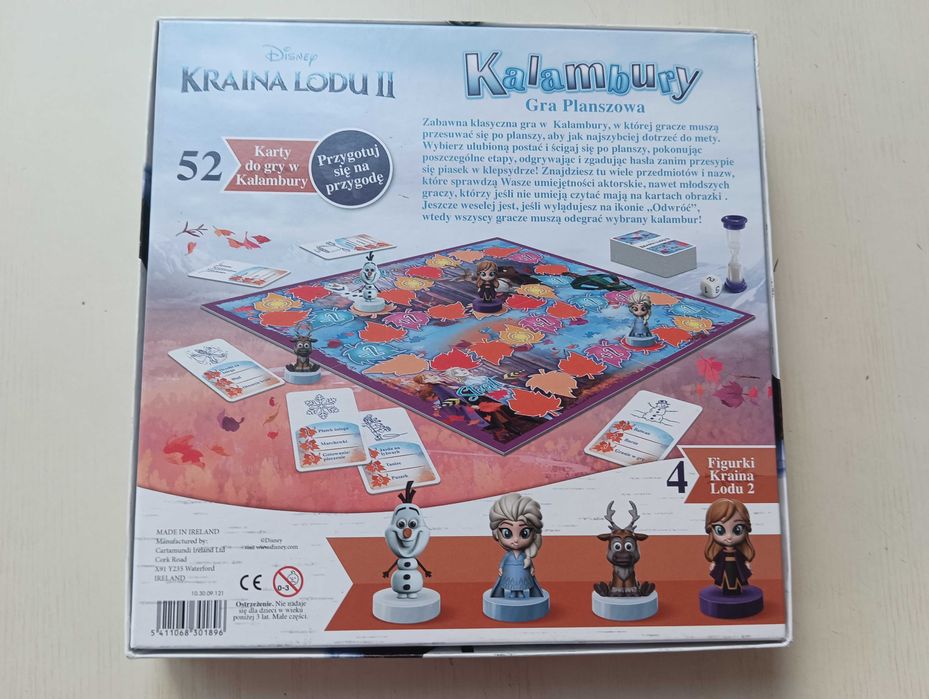 Kraina Lodu Frozen Gra planszowa bieg do domu