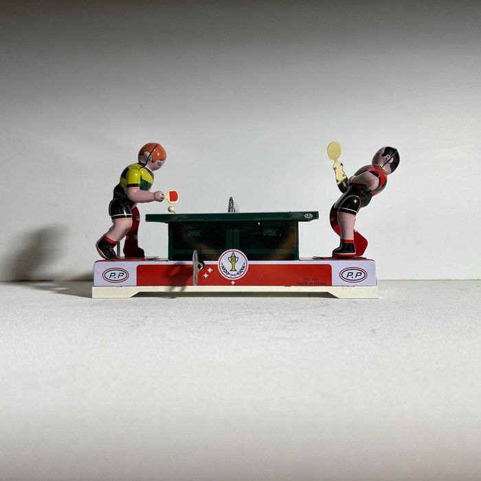 Blaszana zabawka Ping-Pong / mechanizm działa