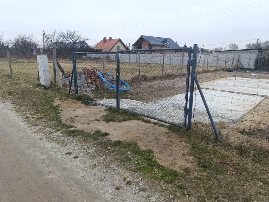 Brama budowlana tymczasowa 4mx1.5m