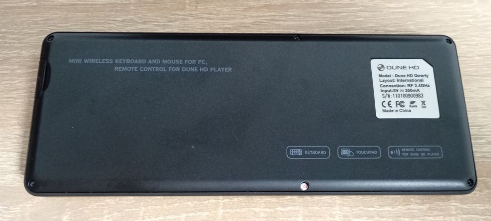 Мини клавиатура Dune HD Qwerty