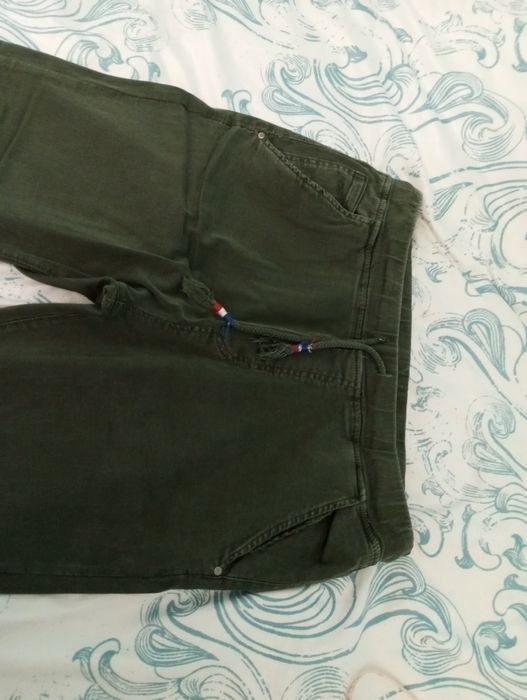 Spodnie damskie -zielone