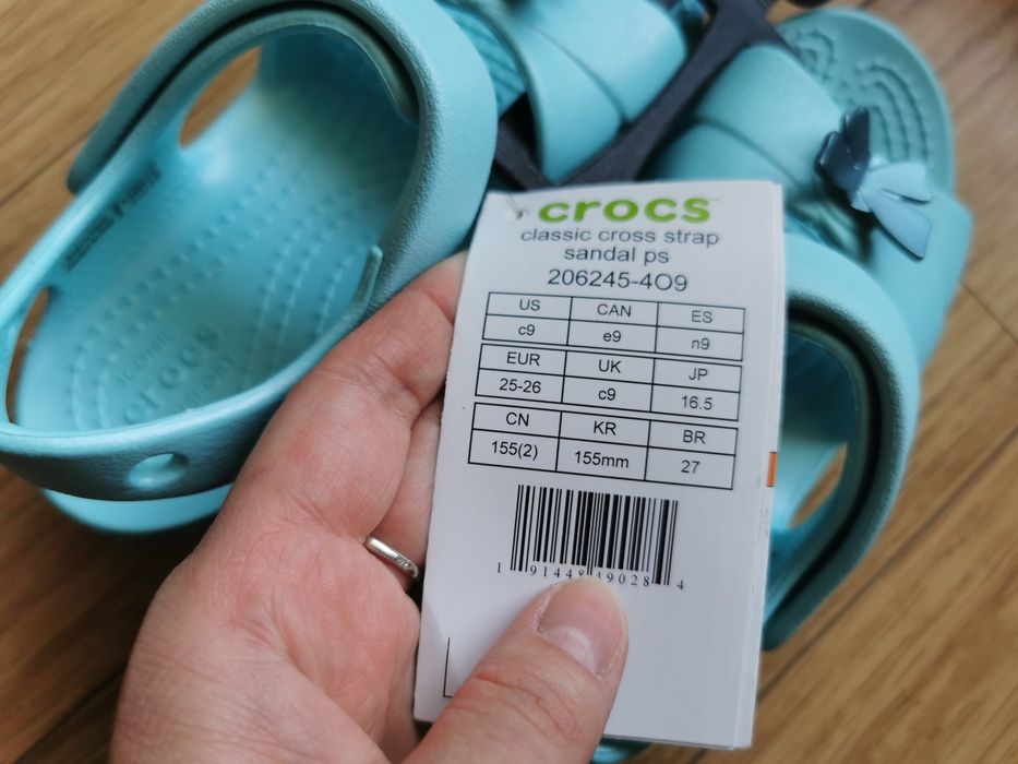 Sandały dziewczęce Crocs C9