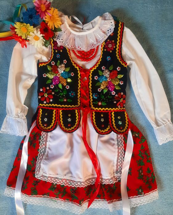 Strój krakowski rozmiar 104cm