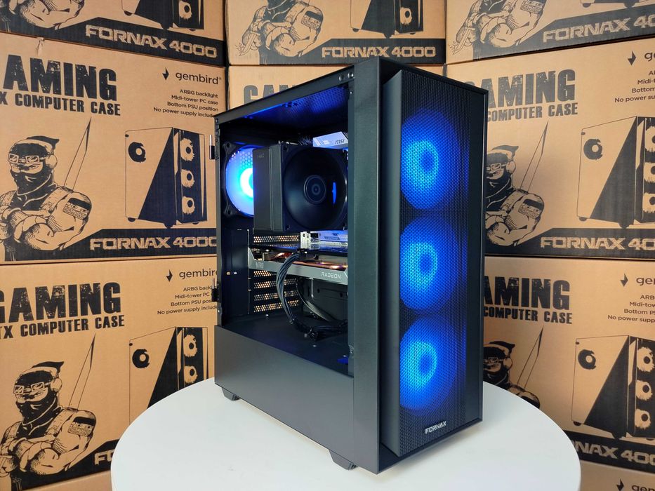 Komputer Gamingowy Ryzen 7 7800X3D 1TB SSD 32GB RAM RX 9060 16gb Win11 GW24MC RATY 0% komputerygamingowe.com