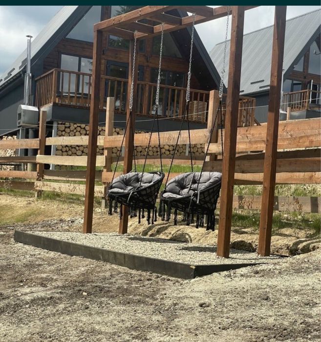 Подушка матрас на качель крісло з лози гамак табурет диван кокон