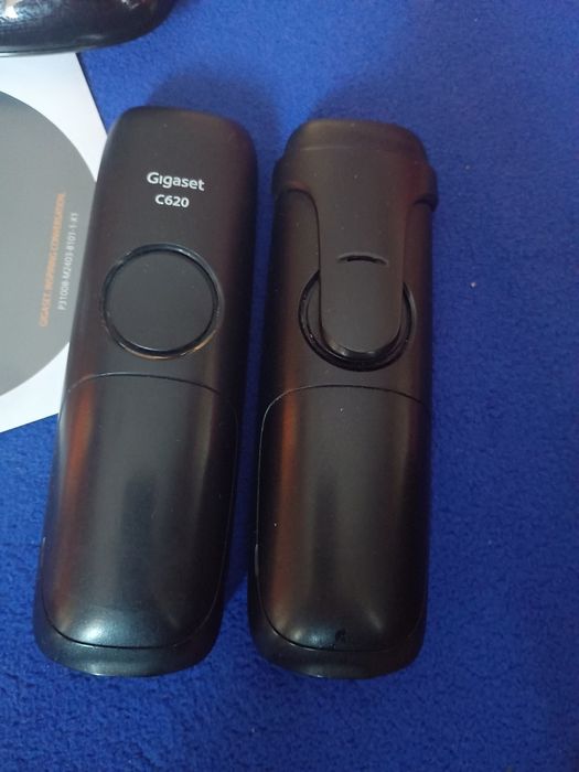 Bezprzewodowy telefon stacjonarny Gigaset z dwoma słuchawkami