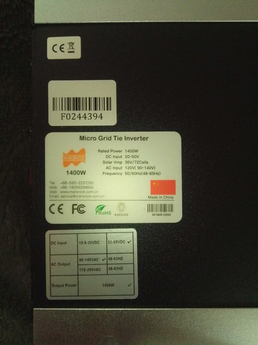 Inversor 231€. Oportunidade