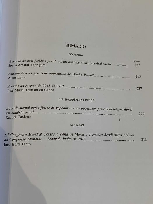 Revista Portuguesa de Ciência Criminal, 23, n.º 2, abril-junho de 2013