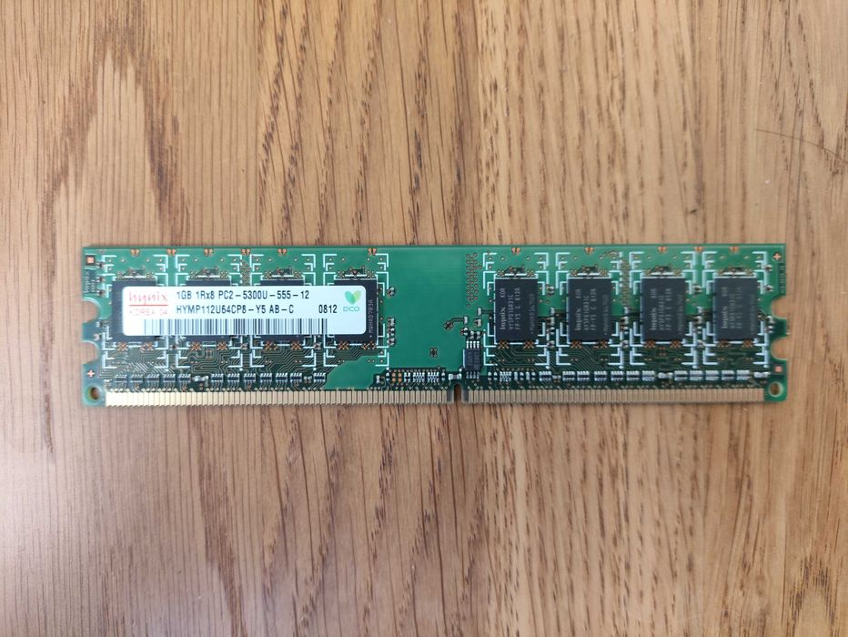 Pamięć RAM Hynix 1GB DDR2 667MHz PC2-5300U DIMM