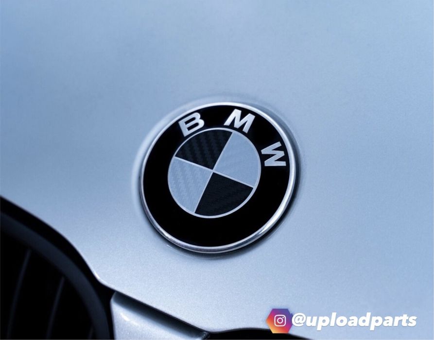 Símbolos Carbono BMW Emblemas Centros de Jante Volante Capo Mala