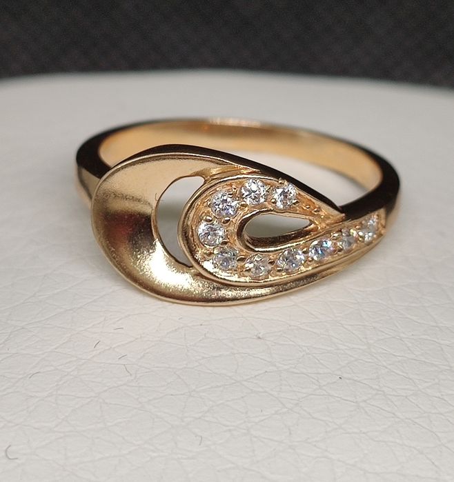 Кольцо золотое р16.5