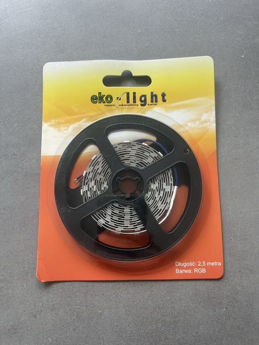 Nowa Taśma LED Eko-Light RGB o długości 2,5 metra.
