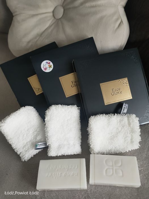 Rękawiczki face Glove Raypath mydelka