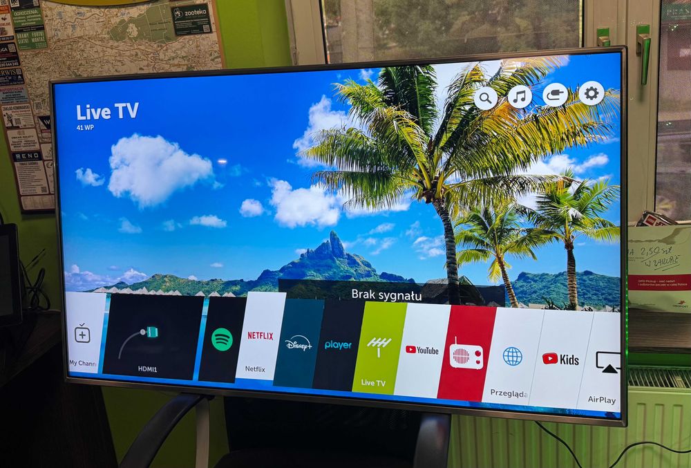Telewizor LG 55UK6500MLA Smart-Tv UHD HDR 4K DVB-T2 + Pilot