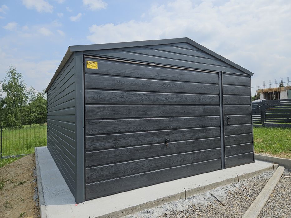 4x6 KUJ Garaze Blaszane Garaż Blaszany Blaszak Blaszaki