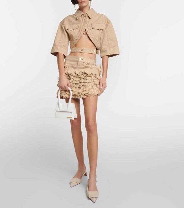 Сумка Jacquemus Le Chiquito Medium leather bag White