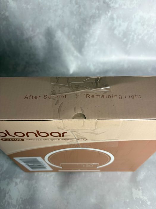 Lampka Nocna LED Ładowarka Indukcyjna Zegar Budzik Blonbar Nowa