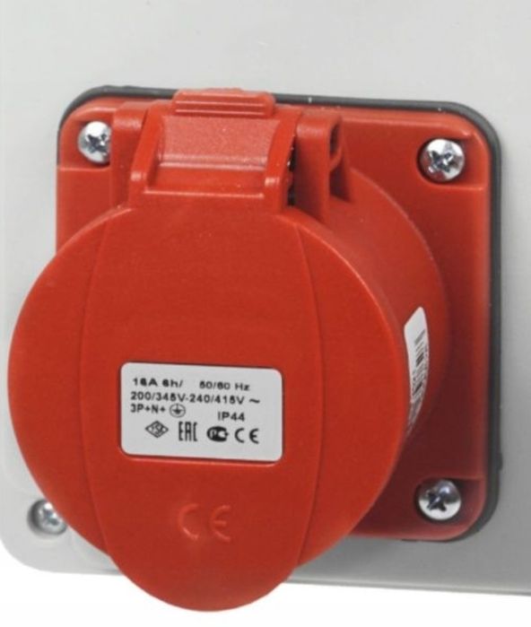 gniazdo siłowe proste 16A 5P 400V