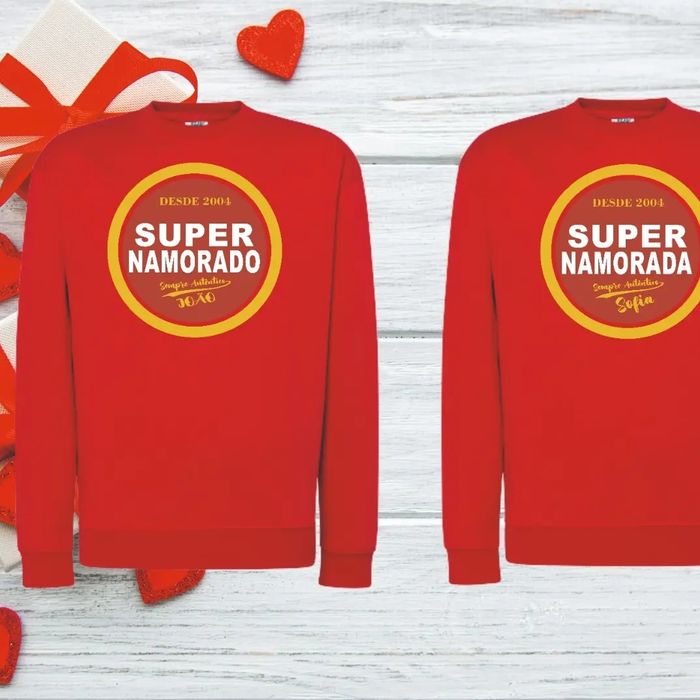 Camisolas personalizadas