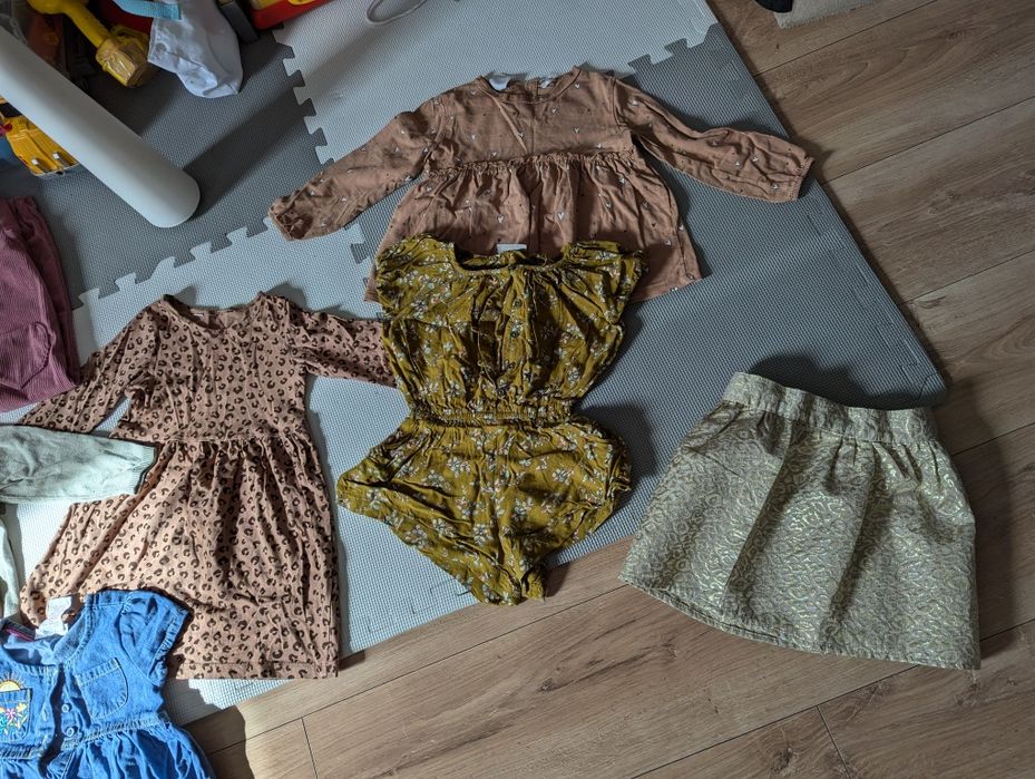 Paczka zestaw jesiennych ubrań 98