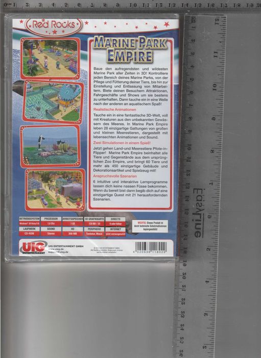 Marine park empire PC wersja niemiecka