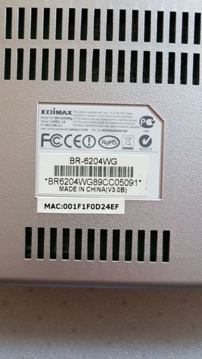 Router Edimax BR-6204WG