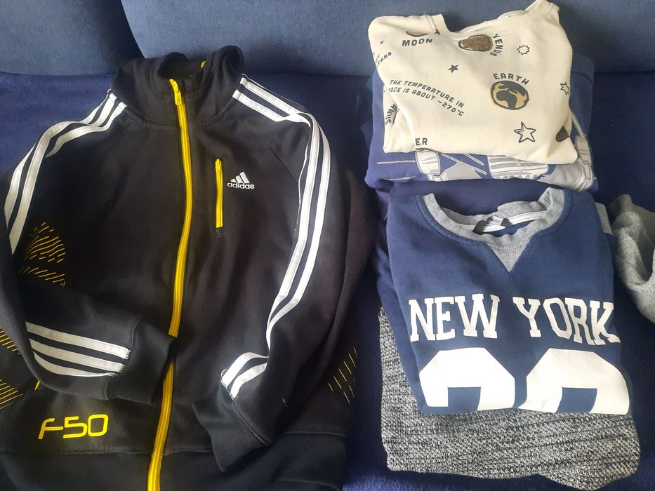 Bluzy  128  chlopiece  8szt