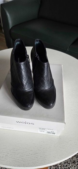 Botki skórzane Wojas 37