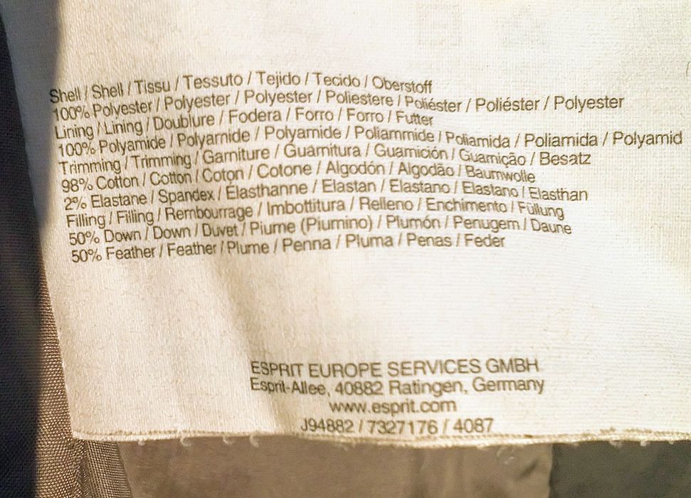 kurtka z naturalnego puchu M S ciepła