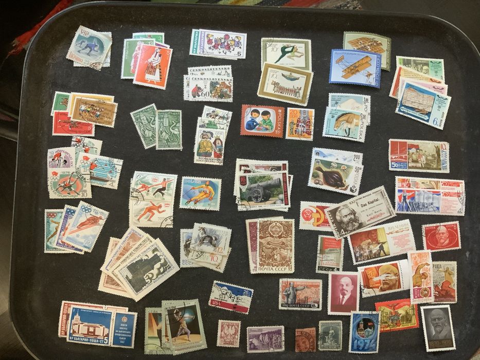 Марки почтовые  СССР Монголия Куба  Болгария Польша и др