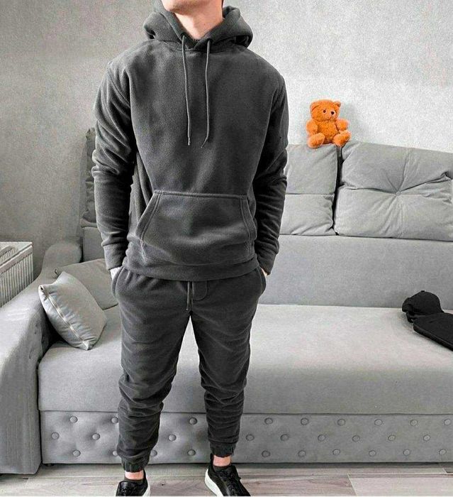 Опт и розница! Теплый мужской костюм на флисе, не кошлатится