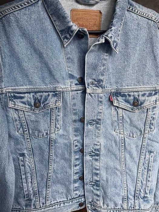 Винтажная джинсовая куртка Levis M-L мужская джинсовка