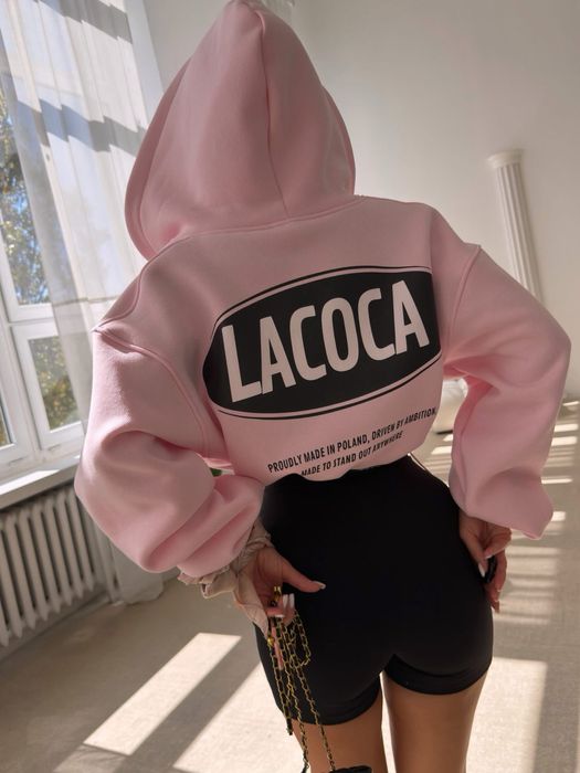 Bluza La coca – COMFY FIT ZIP HOODIE różowa
