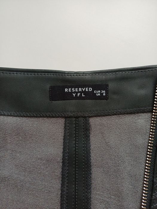 Ciemna zielona spódniczka, Reserved, rozmiar 34