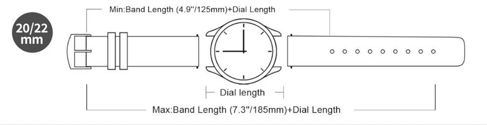 Pasek Fullmosa 20 mm skórzano-silikonowy do Galaxy Watch