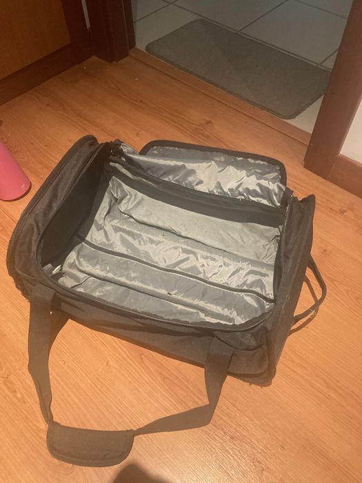 Mala mochila com rodas e trolei