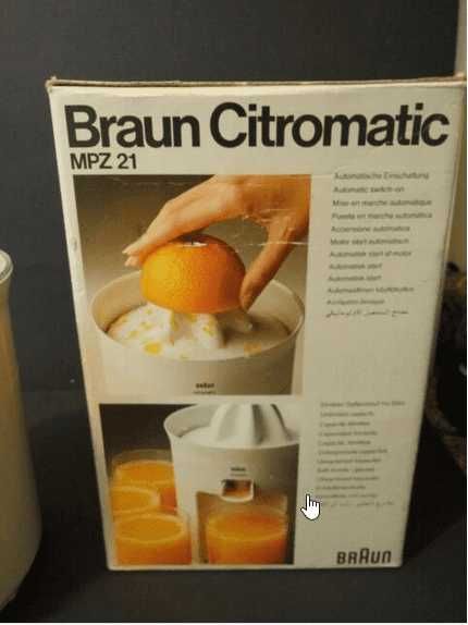 Espremedor Braun (design de Dieter Rams) MPZ 21 Citromatic