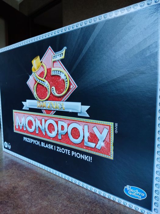 Gra planszowa Monopoly 85 Rocznica Edycja Specjalna | Złote Pionki