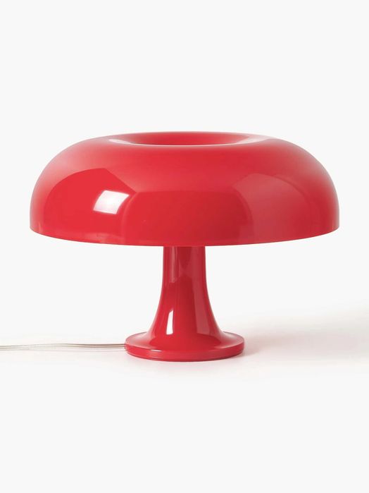 Lampa stołowa lumirevo czerwona na wzór Nessino