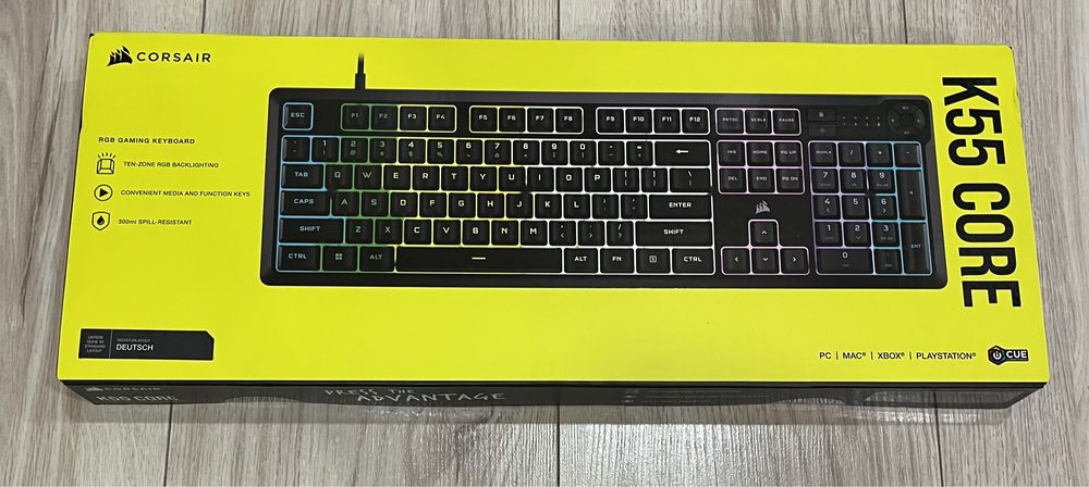 Ігрова клавіатура Corsair k55 Core RGB