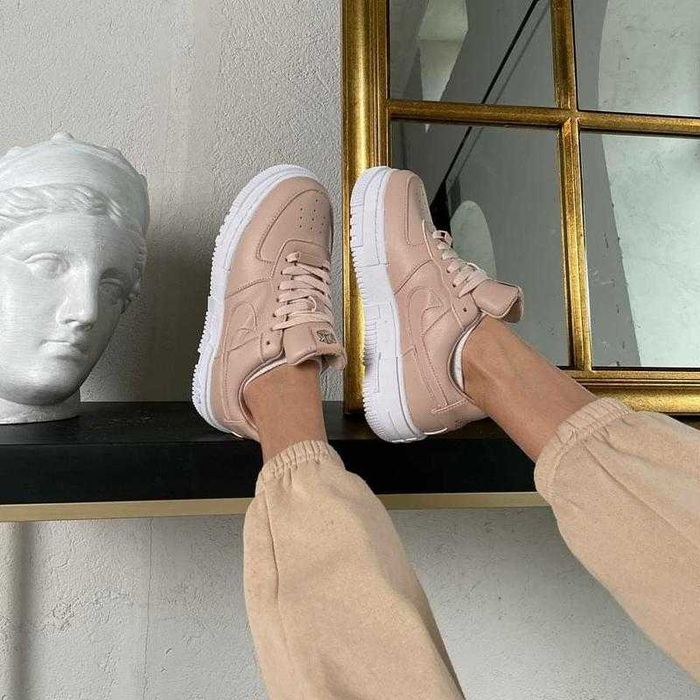 Кроссовки Nike Air Force 1 женские Найк Аир Форс кожа Nike Air Max: 1 ...