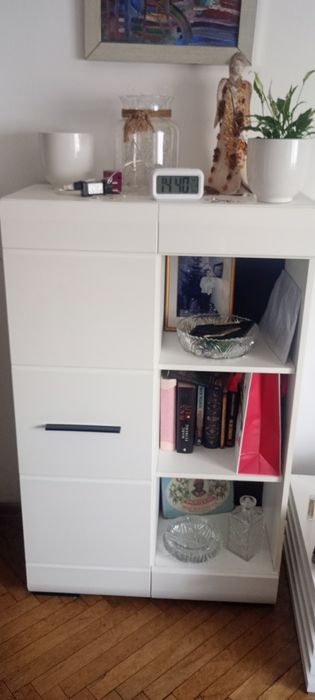 Komoda biała lakierowana