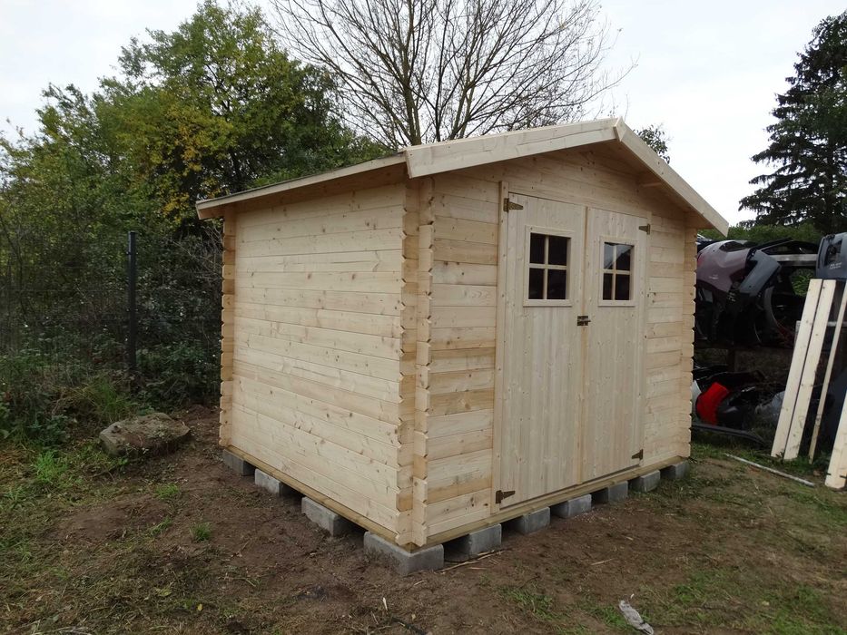 Od reki Domek 2,9x2,9 3x3 narzędziowy drewniany ogrodowy świerk altana domek narzędziowy na działkę na ogród od producenta pergola ROD