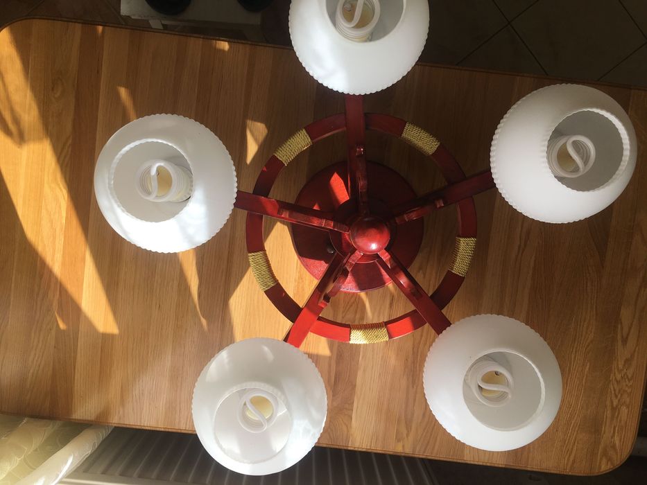 Продам люстру дерево 5 ламп