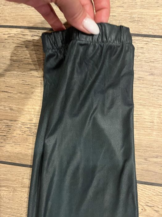 Haremki ef eidos fashion butelkowa zielen zielone 36 skorzan skora
