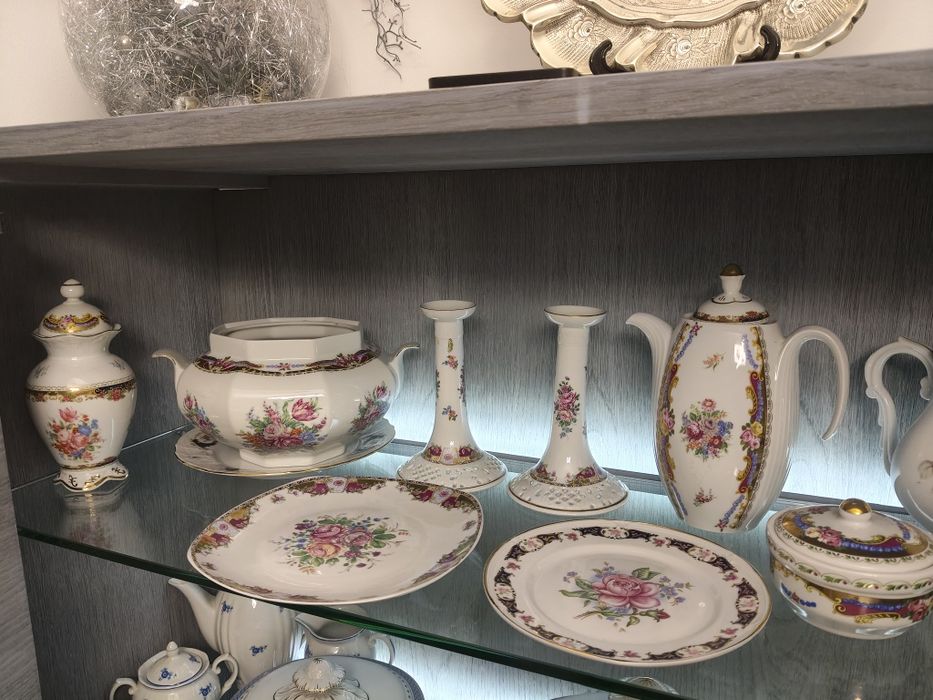 Peças decorativas em porcelana francesa Limoges – pintadas à mão
